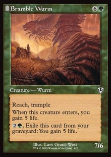Bramble Wurm⁣ - Innistrad Remastered: Extras⁣ (Common)⁣ [407]