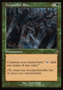 Cryptolith Rite (V.2)⁣ - Innistrad Remastered: Extras⁣ (Rare)⁣ [408]