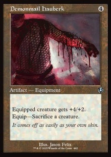 Demonmail Hauberk⁣ - Innistrad Remastered: Extras⁣ (Uncommon)⁣ [442]
