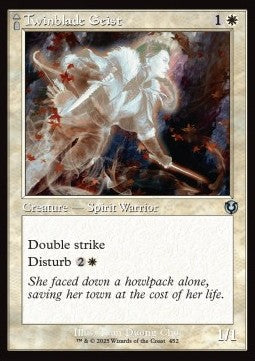 Twinblade Geist // Twinblade Invocation⁣ - Innistrad Remastered: Extras⁣ (Uncommon)⁣ [452]