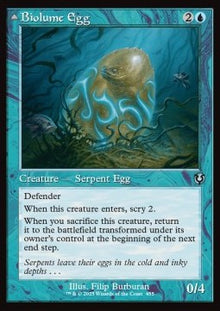 Biolume Egg // Biolume Serpent⁣ - Innistrad Remastered: Extras⁣ (Uncommon)⁣ [455]