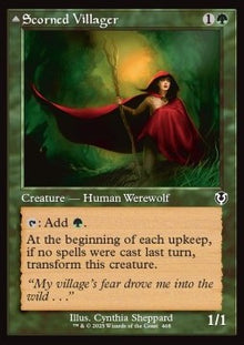 Scorned Villager / Moonscarred Werewolf⁣ - Innistrad Remastered: Extras⁣ (Common)⁣ [468]