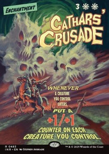 Cathars' Crusade (V.2)⁣ - Innistrad Remastered: Extras⁣ (Rare)⁣ [483]