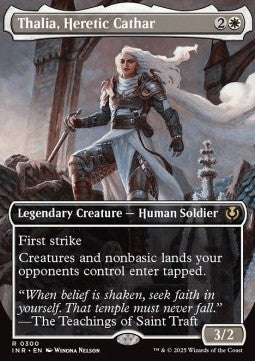 Thalia, Heretic Cathar (V.1)⁣ - Innistrad Remastered: Extras⁣ (Rare)⁣ [300]