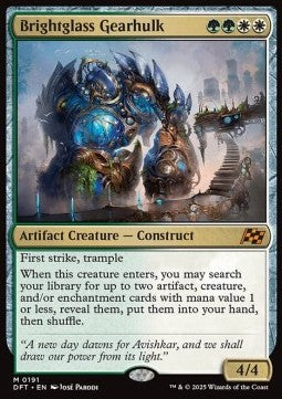 Brightglass Gearhulk⁣ - Aetherdrift⁣ (Mythic)⁣ [191]
