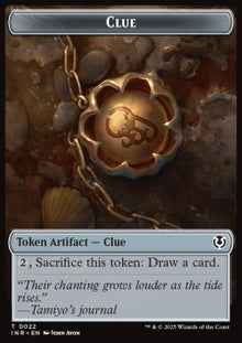 Clue Token // Eldrazi Horror Token (C 3/2)⁣ - Innistrad Remastered: Tokens⁣ (Token)⁣ [T 22/1]