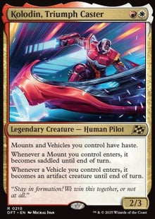 Kolodin, Triumph Caster⁣ - Aetherdrift⁣ (Rare)⁣ [210]