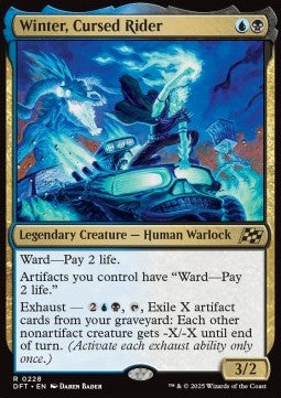 Winter, Cursed Rider⁣ - Aetherdrift⁣ (Rare)⁣ [228]