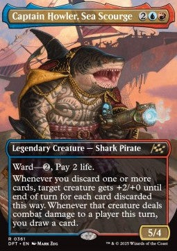 Captain Howler, Sea Scourge⁣ - Aetherdrift: Extras⁣ (Rare)⁣ [361]