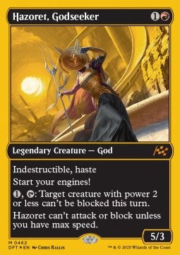 Hazoret, Godseeker (V.1)⁣ - Aetherdrift: First-Place⁣ (Mythic)⁣ [462]