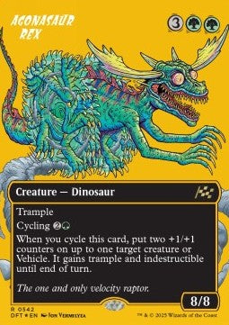 Agonasaur Rex (V.2)⁣ - Aetherdrift: First-Place⁣ (Rare)⁣ [542]