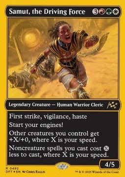 Samut, the Driving Force - Aetherdrift: First-Place (Rare) [DFTFP-492]