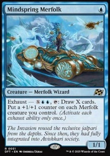 Mindspring Merfolk⁣ - Aetherdrift⁣ (Rare)⁣ [51]