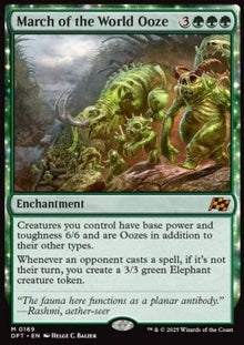 March of the World Ooze⁣ - Aetherdrift⁣ (Mythic)⁣ [169]