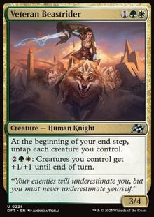 Veteran Beastrider⁣ - Aetherdrift⁣ (Uncommon)⁣ [226]