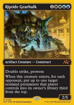 Riptide Gearhulk (V.1)⁣ - Aetherdrift: First-Place⁣ (Mythic)⁣ [490]