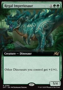Regal Imperiosaur⁣ - Aetherdrift: Extras⁣ (Rare)⁣ [389]