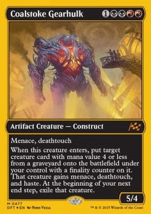 Coalstoke Gearhulk (V.1)⁣ - Aetherdrift: First-Place⁣ (Mythic)⁣ [477]