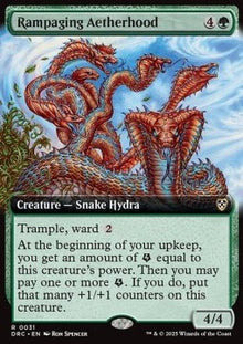 Rampaging Aetherhood⁣ - Commander: Aetherdrift: Extras⁣ (Rare)⁣ [31]