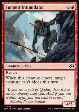 Summit Intimidator⁣ - Tarkir: Dragonstorm⁣ (Common)⁣ [125]