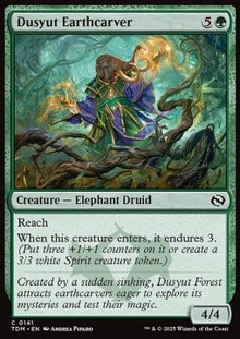 Dusyut Earthcarver⁣ - Tarkir: Dragonstorm⁣ (Common)⁣ [141]