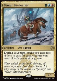 Temur Battlecrier⁣ - Tarkir: Dragonstorm⁣ (Rare)⁣ [228]