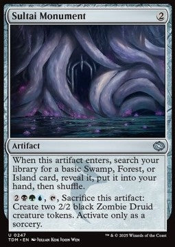 Sultai Monument⁣ - Tarkir: Dragonstorm⁣ (Uncommon)⁣ [247]