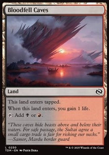 Bloodfell Caves⁣ - Tarkir: Dragonstorm⁣ (Common)⁣ [250]