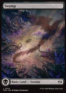 Swamp (V.1)⁣ - Tarkir: Dragonstorm⁣ (Land)⁣ [274]