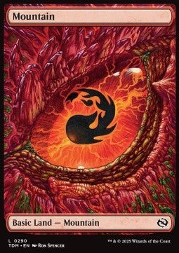 Mountain⁣ - Tarkir: Dragonstorm: Extras⁣ (Land)⁣ [290]