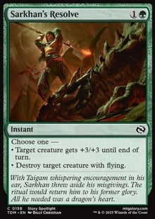 Sarkhan's Resolve⁣ - Tarkir: Dragonstorm⁣ (Common)⁣ [158]