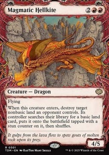 Magmatic Hellkite (V.1)⁣ - Tarkir: Dragonstorm: Extras⁣ (Rare)⁣ [301]