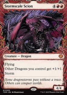 Stormscale Scion⁣ - Tarkir: Dragonstorm: Extras⁣ (Mythic)⁣ [303]