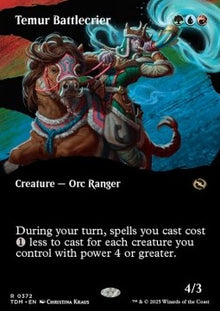 Temur Battlecrier⁣ - Tarkir: Dragonstorm: Extras⁣ (Rare)⁣ [372]