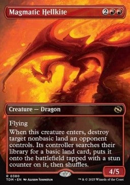 Magmatic Hellkite (V.2)⁣ - Tarkir: Dragonstorm: Extras⁣ (Rare)⁣ [380]