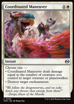 Coordinated Maneuver⁣ - Tarkir: Dragonstorm⁣ (Common)⁣ [6]
