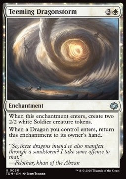 Teeming Dragonstorm⁣ - Tarkir: Dragonstorm⁣ (Uncommon)⁣ [30]
