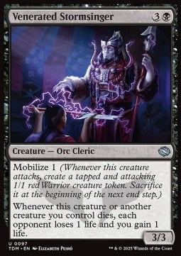 Venerated Stormsinger⁣ - Tarkir: Dragonstorm⁣ (Uncommon)⁣ [97]