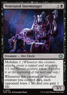 Venerated Stormsinger⁣ - Tarkir: Dragonstorm⁣ (Uncommon)⁣ [97]