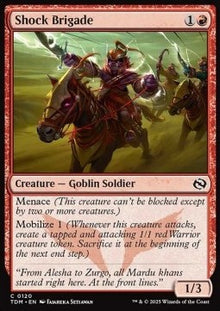 Shock Brigade⁣ - Tarkir: Dragonstorm⁣ (Common)⁣ [120]
