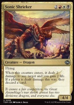 Sonic Shrieker⁣ - Tarkir: Dragonstorm⁣ (Uncommon)⁣ [226]
