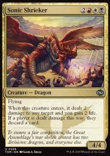 Sonic Shrieker⁣ - Tarkir: Dragonstorm⁣ (Uncommon)⁣ [226]