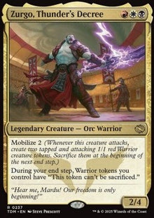 Zurgo, Thunder's Decree⁣ - Tarkir: Dragonstorm⁣ (Rare)⁣ [237]