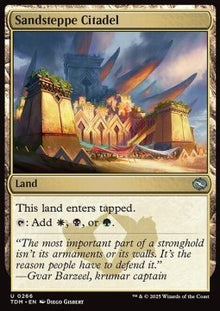 Sandsteppe Citadel⁣ - Tarkir: Dragonstorm⁣ (Uncommon)⁣ [266]