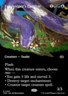 Fangkeeper's Familiar⁣ - Tarkir: Dragonstorm: Extras⁣ (Rare)⁣ [357]