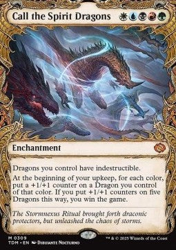 Call the Spirit Dragons⁣ - Tarkir: Dragonstorm: Extras⁣ (Mythic)⁣ [309]