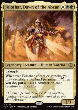Felothar, Dawn of the Abzan⁣ - Tarkir: Dragonstorm⁣ (Rare)⁣ [184]