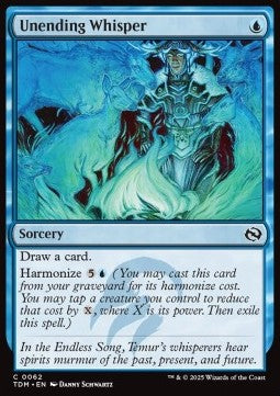 Unending Whisper⁣ - Tarkir: Dragonstorm⁣ (Common)⁣ [62]