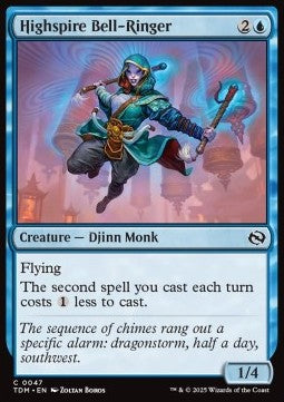 Highspire Bell-Ringer⁣ - Tarkir: Dragonstorm⁣ (Common)⁣ [47]