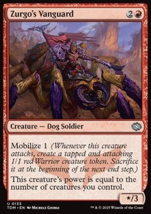 Zurgo's Vanguard⁣ - Tarkir: Dragonstorm⁣ (Uncommon)⁣ [133]